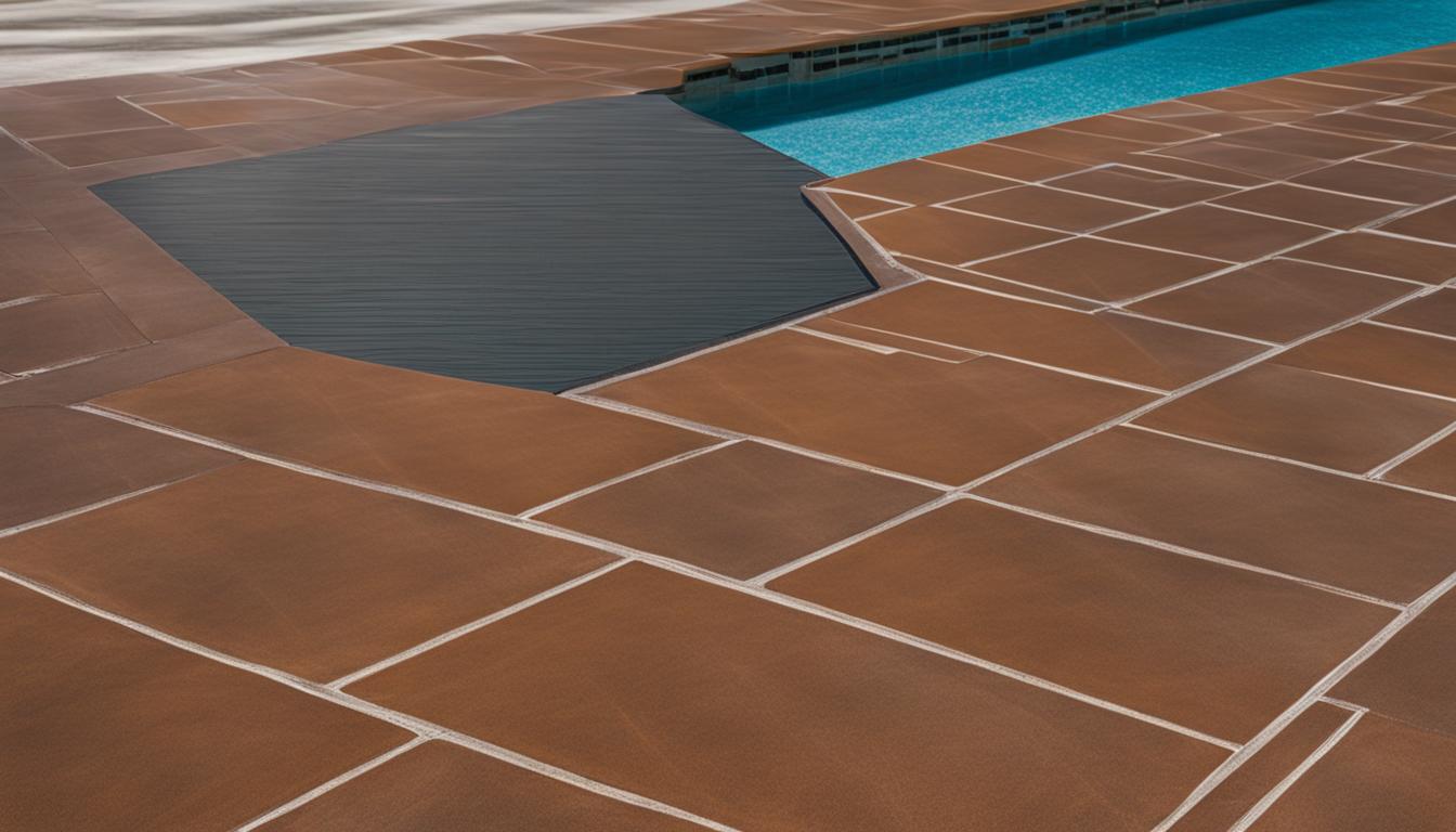 Pool deck interlocking repair