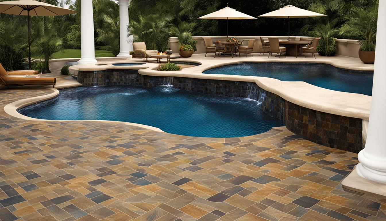 pool deck interlocking repair