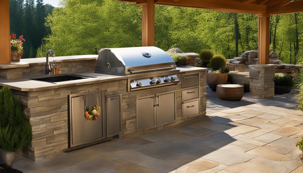 professional outdoor kitchen interlocking repair services