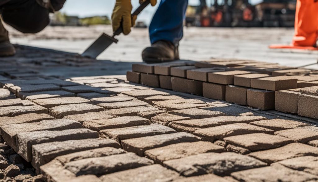 walkway interlocking repair process